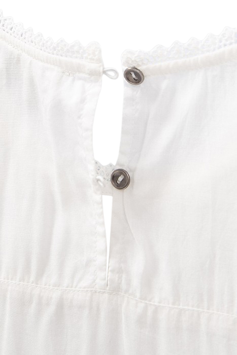 GIRLS’ OFF-WHITE BLOUSE WITH LACE DICKEY 6