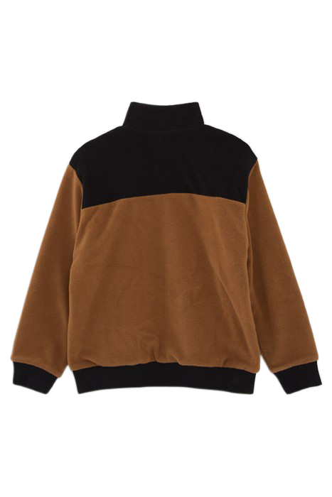 BOYS’ COGNAC AND GREY MARL REVERSIBLE CARDIGAN 2