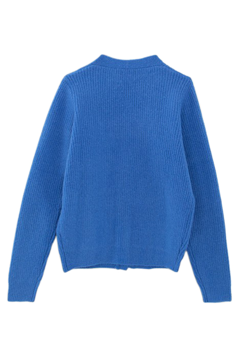 GIRLS’ BLUE KNIT CROPPED CARDIGAN 2