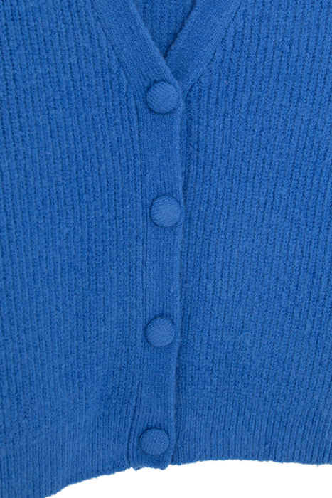 GIRLS’ BLUE KNIT CROPPED CARDIGAN 5