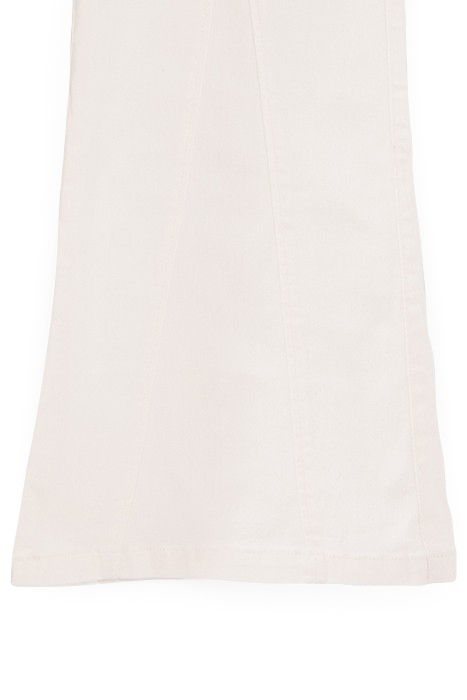 GIRLS’ WHITE WIDE-LEG MOM JEANS 4