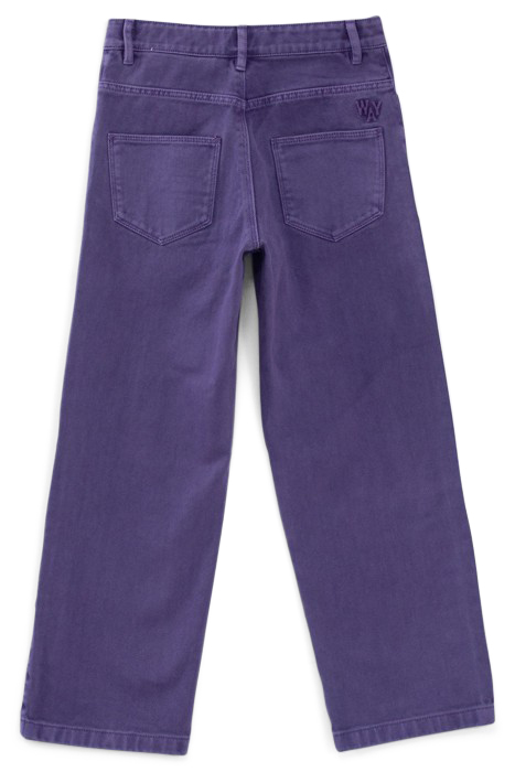 GIRLS’ PURPLE UPCYCLED WIDE LEG JEANS 2