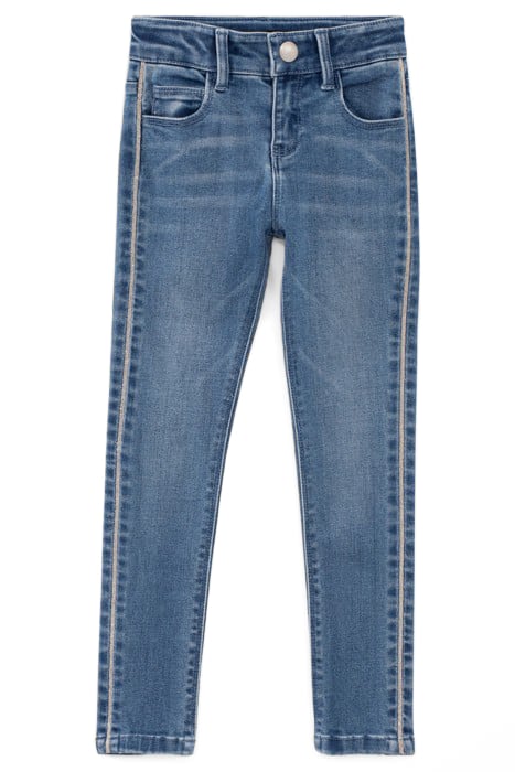 GIRLS’ SKINNY JEANS WITH MICROBEADS DOWN SIDES 2