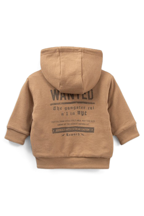 BABY BOYS’ CAMEL/GREY PRINT REVERSIBLE CARDIGAN 2