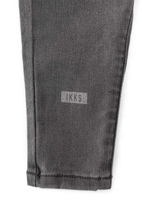 BABY BOYS’ GREY JEANS WITH PRINTS AND EMBOSSED IMAGES 5