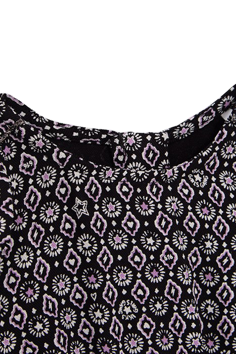 BABY GIRLS’ BLACK ROCK PRINT ECOVERO® DRESS 4