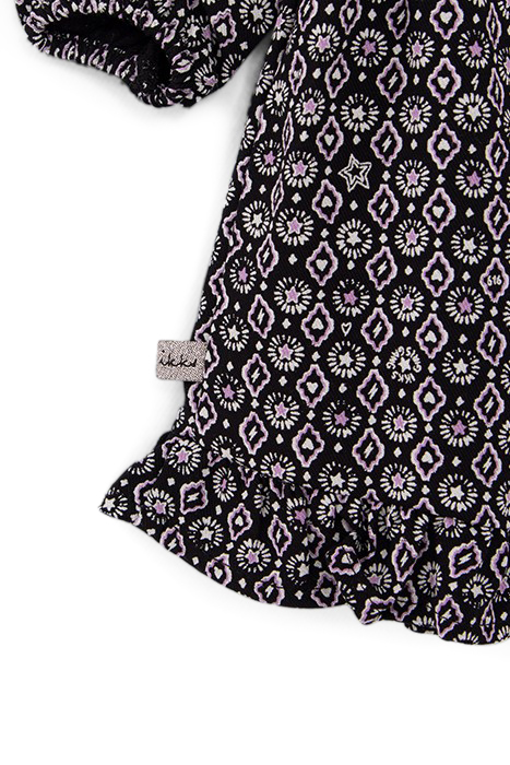 BABY GIRLS’ BLACK ROCK PRINT ECOVERO® DRESS 7