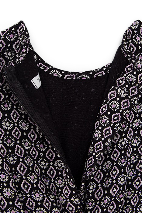 BABY GIRLS’ BLACK ROCK PRINT ECOVERO® DRESS 6