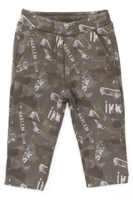 BABY BOYS’ CAMOUFLAGE JOGGERS AND KHAKI SWEATSHIRT OUTFIT 5