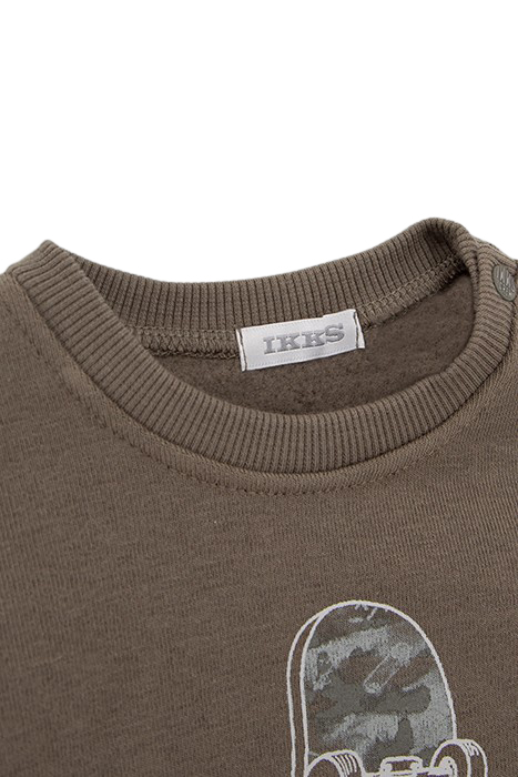 BABY BOYS’ CAMOUFLAGE JOGGERS AND KHAKI SWEATSHIRT OUTFIT 7