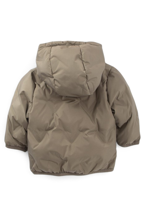 BABY BOYS’ KHAKI HEAT-SEALED CHEVRON QUILTED PADDED JACKET 2