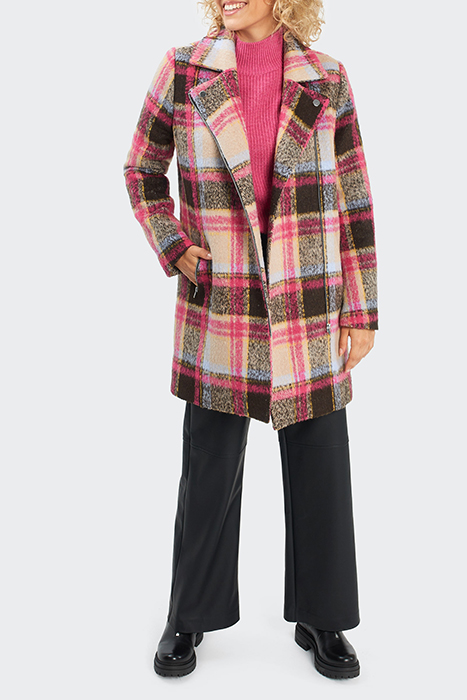 CHERRY PINK DECORATIVE KNIT HIGH-NECK SWEATER 9