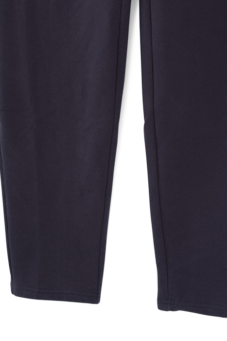 NAVY SWEATSHIRT FABRIC ZIPPED JUMPSUIT 9