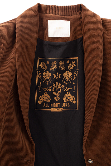 CHESTNUT CORDUROY SUIT JACKET 9