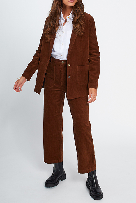 CHESTNUT CORDUROY SUIT JACKET 3