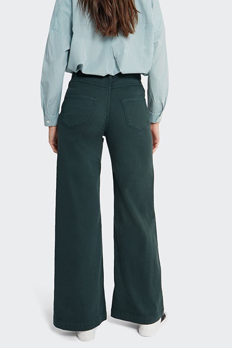 IMPERIAL GREEN FLARED JEANS 2