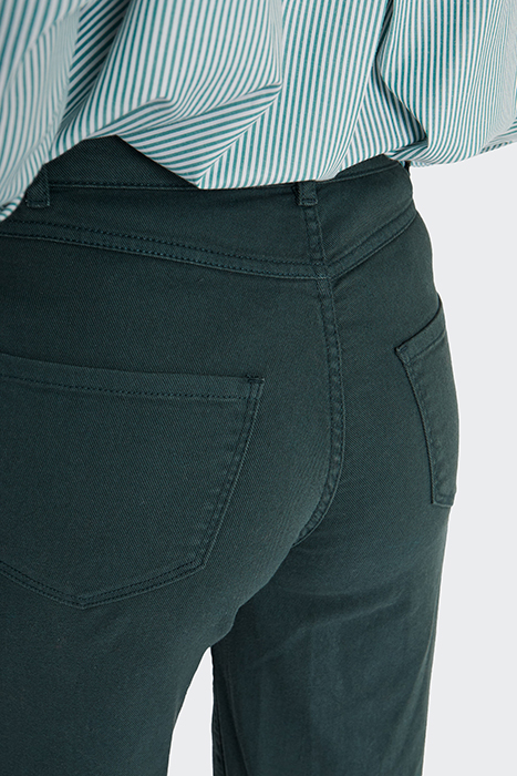 IMPERIAL GREEN FLARED JEANS 6