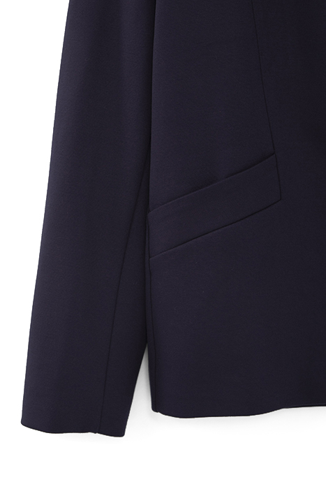 NAVY HOODED SUIT JACKET 8