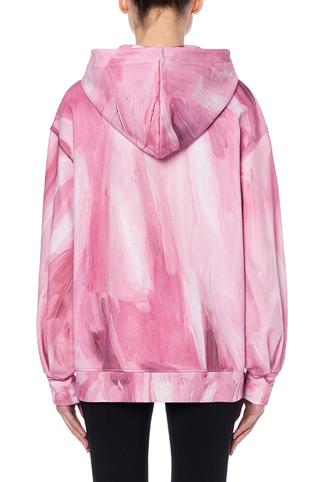 PAINTING COTTON SWEATSHIRT PINK 2