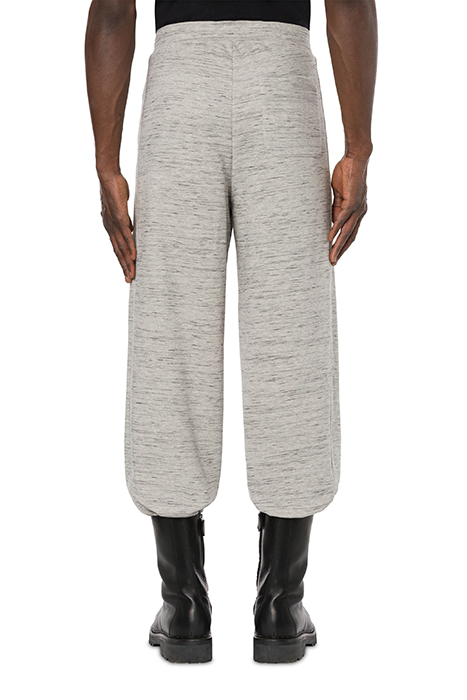 MOSCHINO VARSITY SLUB FLEECE JOGGERS GREY 2