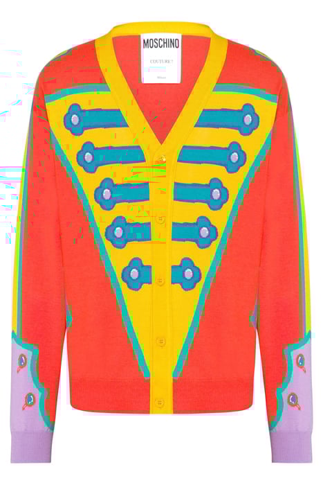 TROMPE L'ŒIL WOOL CARDIGAN MULTICOLOR 3