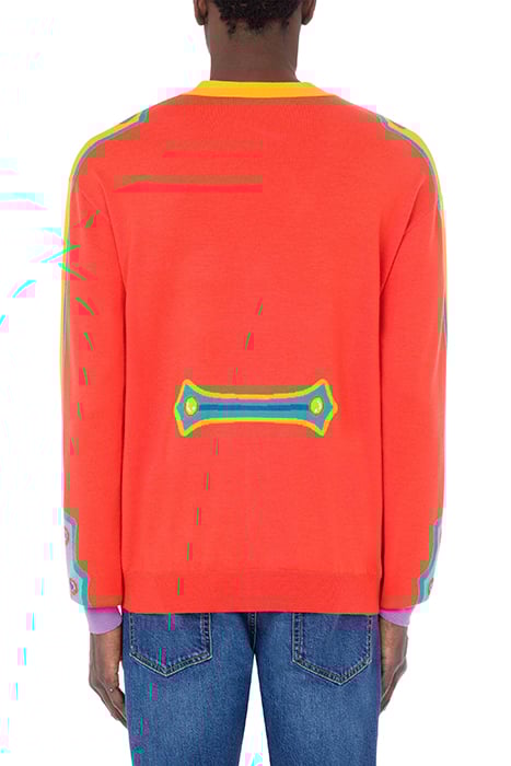 TROMPE L'ŒIL WOOL CARDIGAN MULTICOLOR 2