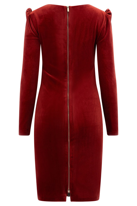 LARA DRESS LACQUER RED 4