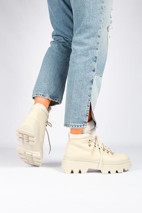 BLACKSTONE - SAGA - AL405 ALMOND MILK - LACE-UPS 5