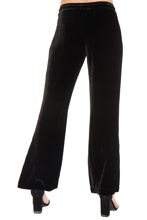 SIDE SLIT WIDE LEG PANT BLACK 2