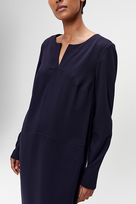 CAROL PUNTO SHIFT DRESS INK BLUE 4