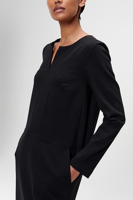 CAROL PUNTO SHIFT DRESS BLACK 4