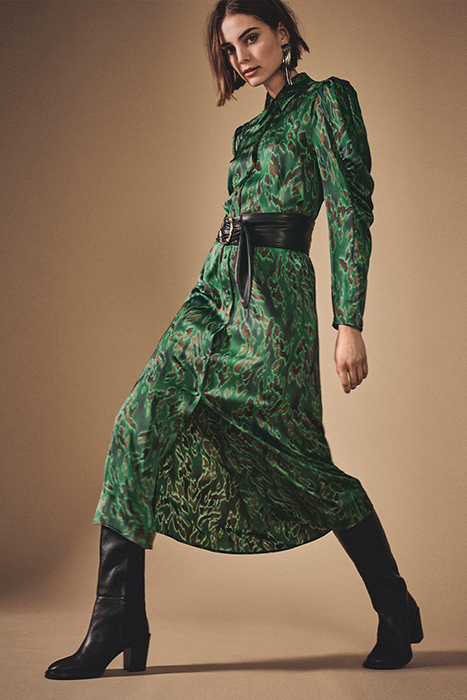 MOON PRINTED SHIRT DRESS MULTICOLOUR 6