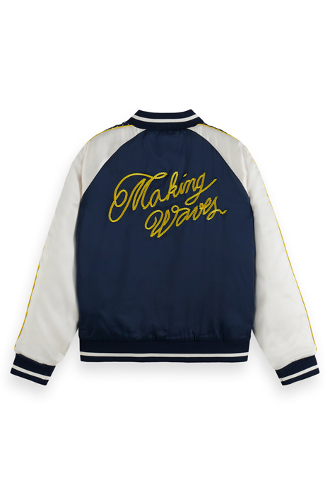 EMBROIDERED BOMBER WITH CONTRAST DETAIL NIGHT 5