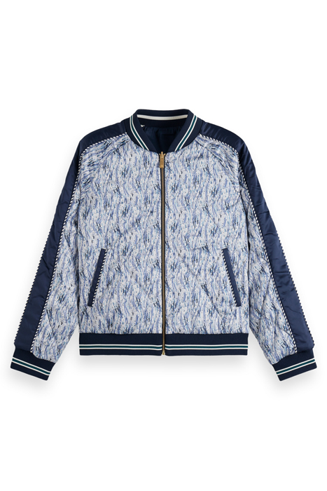 EMBROIDERED BOMBER WITH CONTRAST DETAIL NIGHT 6