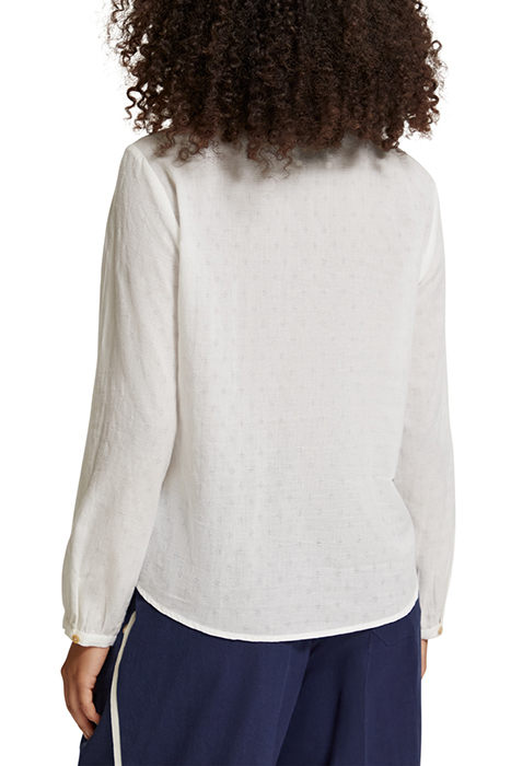 PIN TUCK BIB TOP WHITE 2