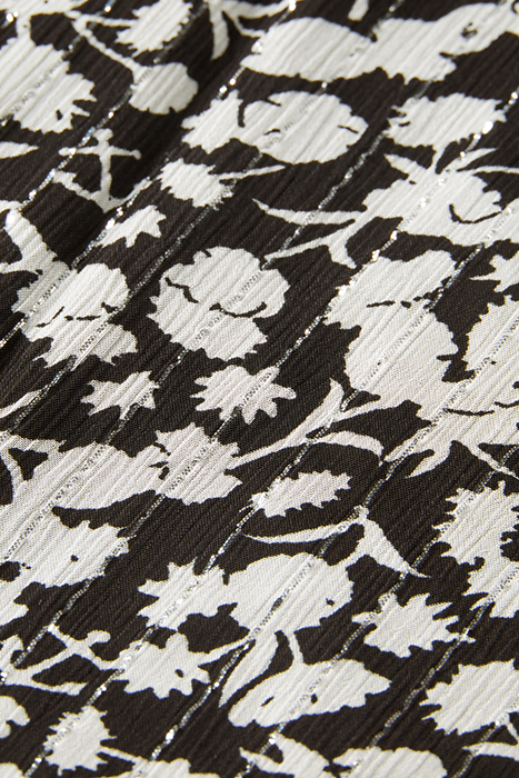 MIDI DRESS WITH DRAPED KNOT DETAIL ANCHOR FLORAL 8