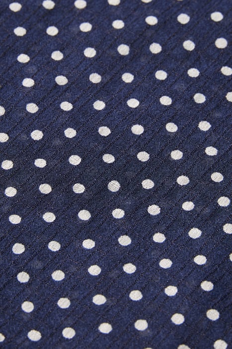 MINI WRAP DRESS POLKA NAVY BLUE 9