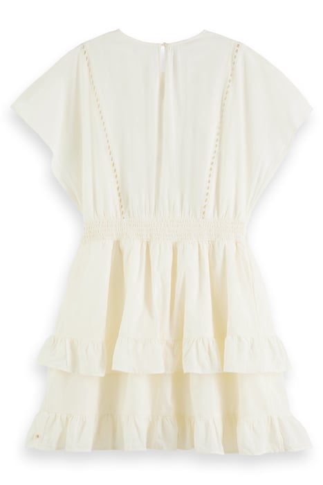 MINI DRESS WITH BRODERIE ANGLAISE SOFT ICE 5