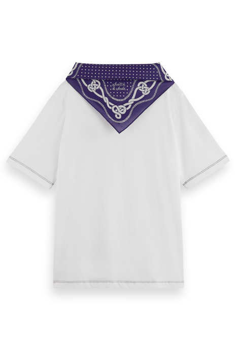 BANDANA RELAXED FIT T-SHIRT WHITE 5