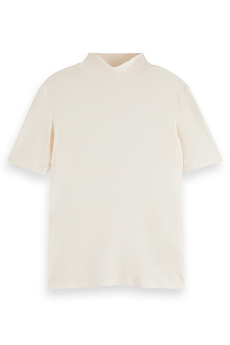 MOCK NECK SHORT SLEEVED T-SHIRT SOFT ICE 4