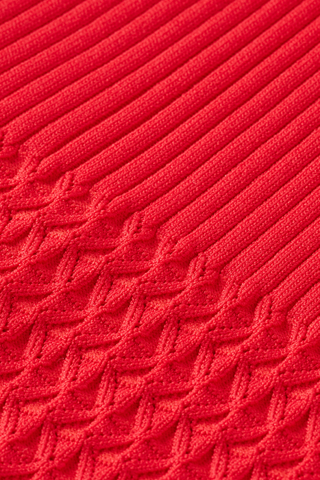 POINTELLE KNITTED TANK LIPSTICK RED 3