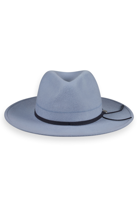 FEDORA HAT DUSTY BLUE- 1