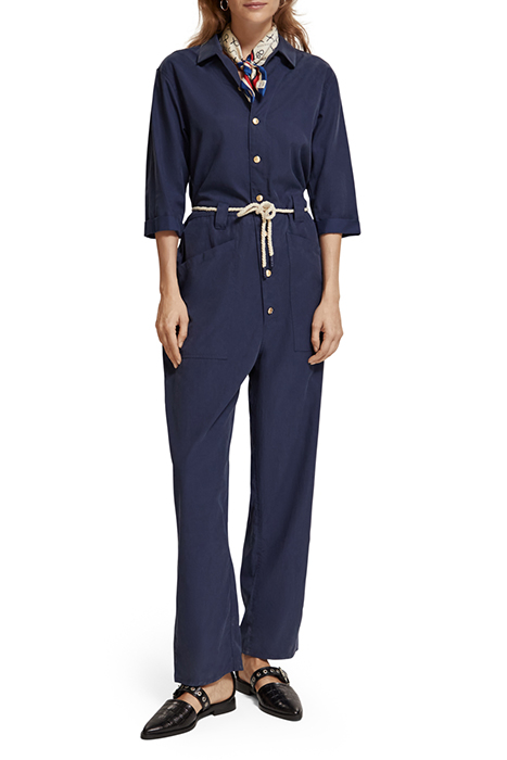 ALL IN ONE WITH CONTRAST STITCHING NAVY BLUE 5