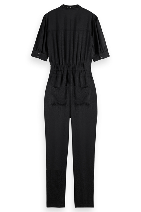 ALL IN ONE WITH BEADING ON THE COLLAR EVENING BLACK 2