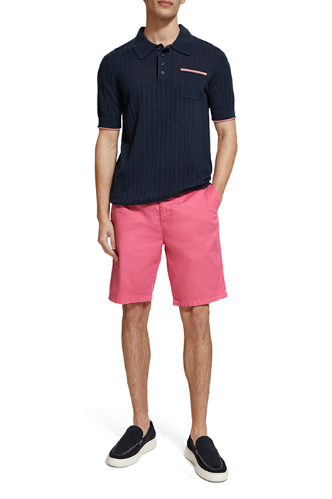 STUART- GARMENT-DYED PIMA COTT TROPICAL PINK 3