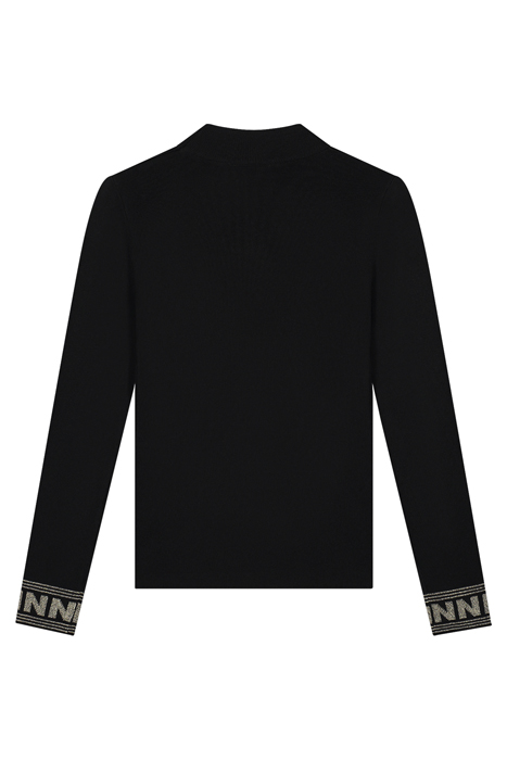 JOLIE LUREX TOP BLACK 2