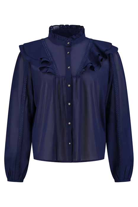 VERONA BLOUSE MIDNIGHT LILY 1