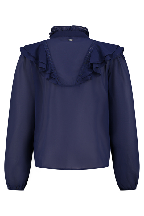 VERONA BLOUSE MIDNIGHT LILY 2