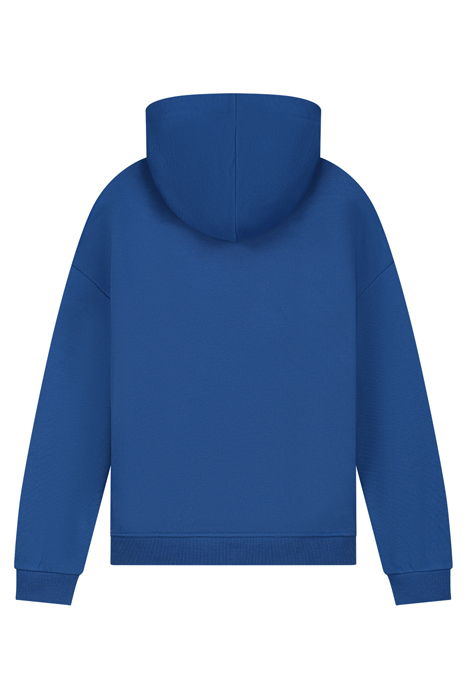 SWIRL LOGO HOODIE COBALT BLUE 2