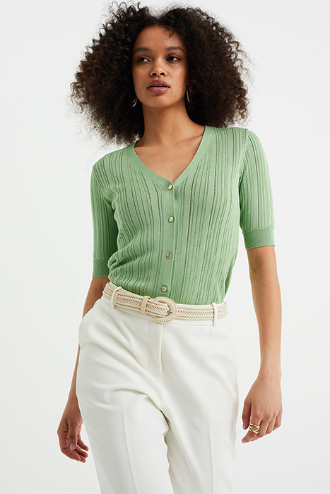 KNITTED CARDIGAN LIGHT GREEN 5